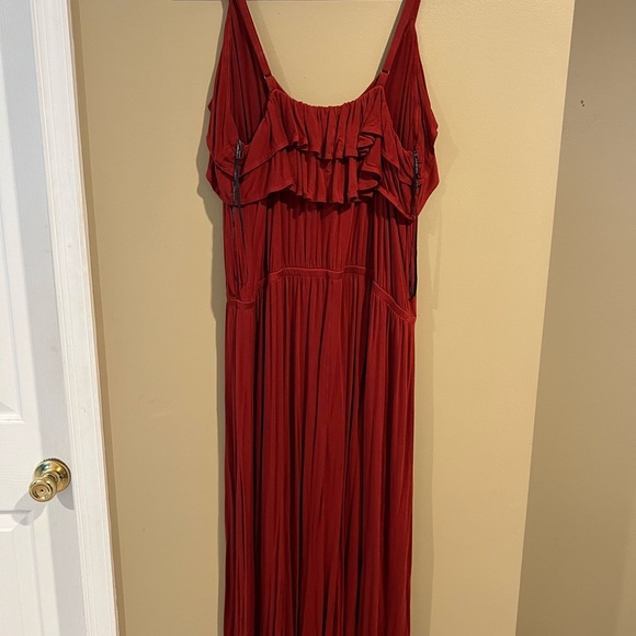 Copper Ruffle Top Maxi - Picture 4 of 4